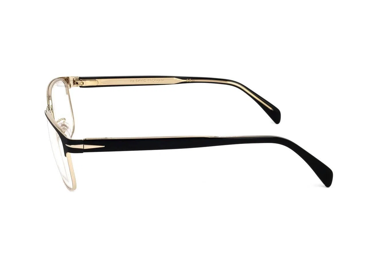 David Beckham Db1066 Eyeglasses - MATTE BLACK GOLD - view 4